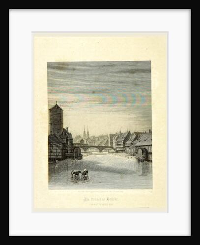 Steinerne Brucke, Steinerne Bridge, Nurnberg, Germany by Anonymous