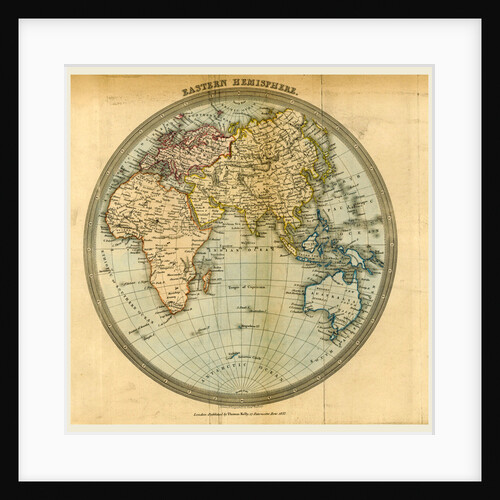 Map Eastern Hemisphere by Anonymous