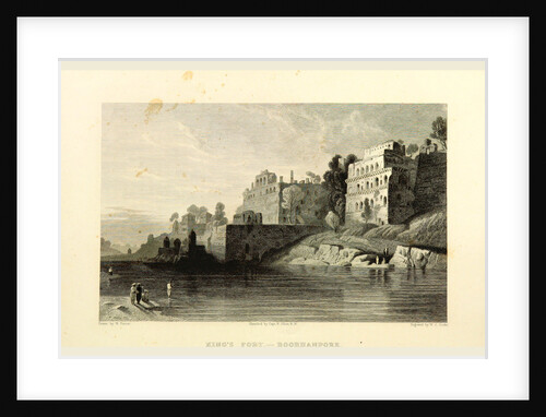 King's Fort, Boorhanpore, India by Anonymous