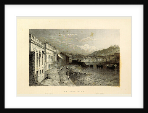Macao China, Views in India, China, and on the Shores of the Red Sea by Anonymous
