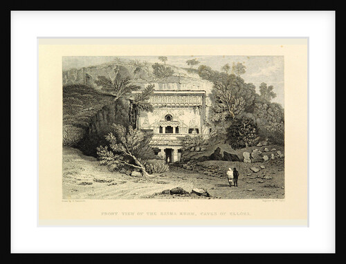 Bisma Kurm, caves of Ellora, Views in India, China, and on the Shores of the Red Sea by Anonymous