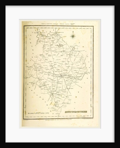 Map Huntingdonshire by Anonymous