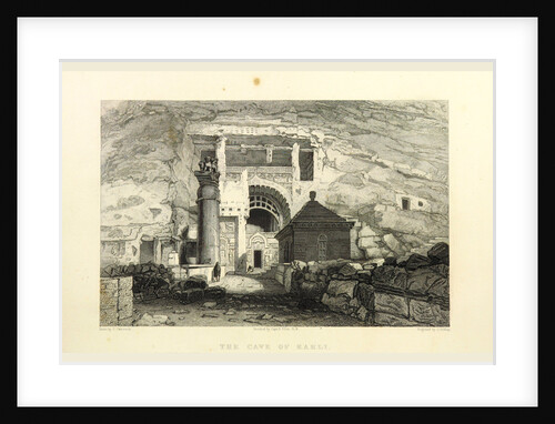 Cave of Karli India by Anonymous