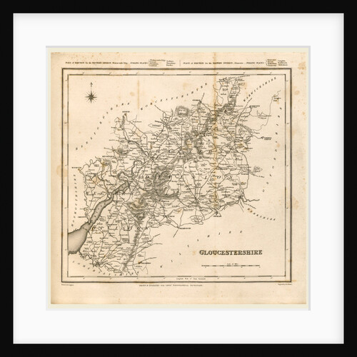 Map Gloustershire by Anonymous