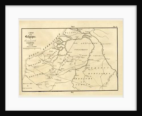 Map of Belgium by Anonymous