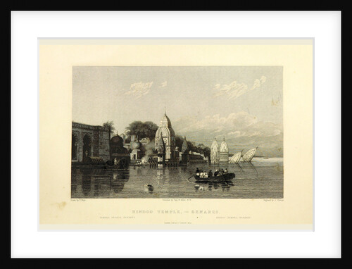 Benares, Hindoo temple, Views in India, China, and on the Shores of the Red Sea by Anonymous