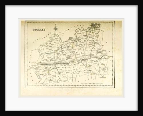 Map Surrey by Anonymous