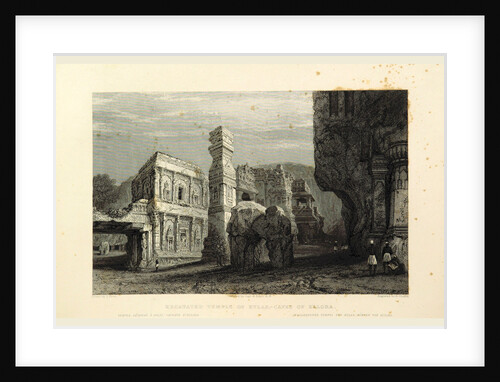 Temple Kylas, Caves of Ellora, Views in India, China, and on the Shores of the Red Sea by Anonymous
