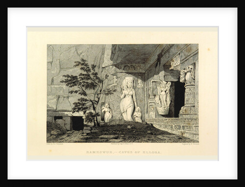 Rameswur, caves of Ellora, Views in India, China, and on the Shores of the Red Sea by Anonymous