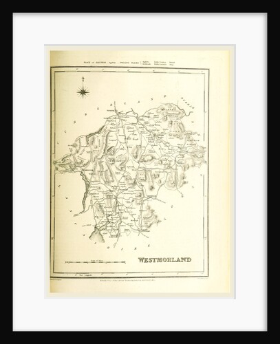 Map Westmoreland UK by Anonymous
