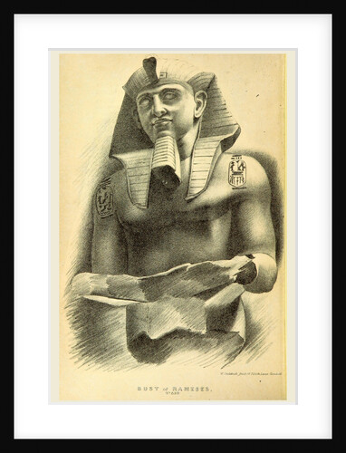 Bust of Ramses, A Brief Account of the Researches and Discoveries in Upper Egypt by Anonymous