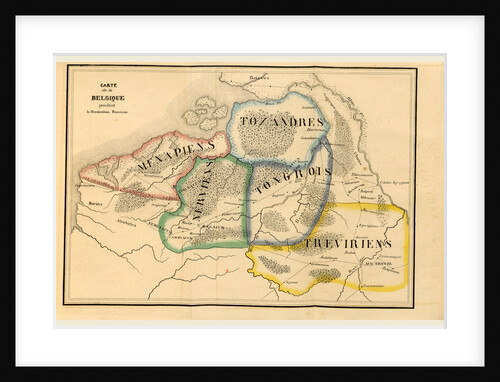 Map of Belgium, Voyage dans la Russie meridionale et la Crimee, en 1837 by Anonymous
