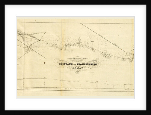 Choptank and transquaking canal, Report on the new map of Maryland, 1836 by Anonymous