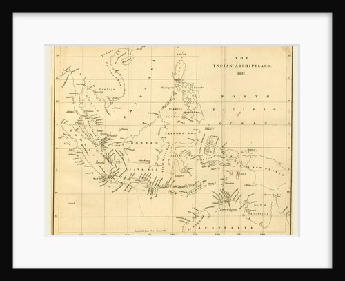 Map, The Eastern Seas, or Voyages and adventures in the Indian Archipelago, 1837 Syrian Arab Republic, is a country in Western Asia by Anonymous