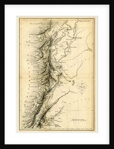 Map of Syria, 1837 by Anonymous