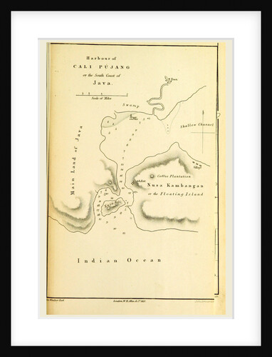 Harbour of Cali Pujang, Java, Indonesia, Indian Archipelago, in 1832, 33, 34 by Anonymous