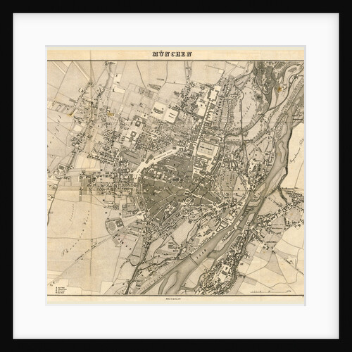 Map of Munchen by Anonymous