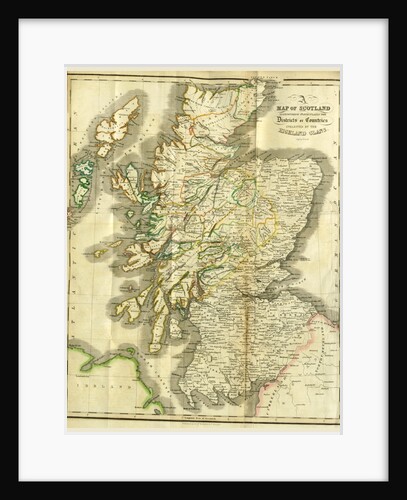 A History of the Highlands and of the Highland Clans, Map of Scotland by Anonymous