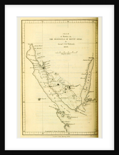 Peninsula of Mount Sinai, 1838, Travels in Arabia by Anonymous