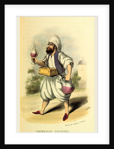 Sherbet seller, Damascus and Palmyra, a journey to the East by W. M. Thackeray