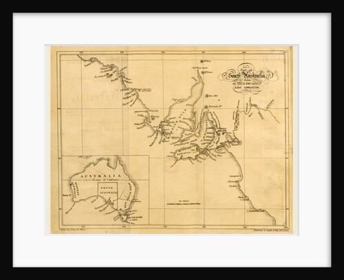 Map of South Australia by Anonymous