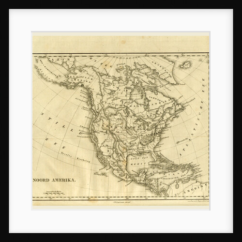 Map North America by Anonymous