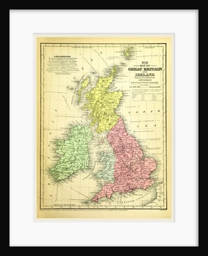 Map of Great Britain and Ireland by Anonymous