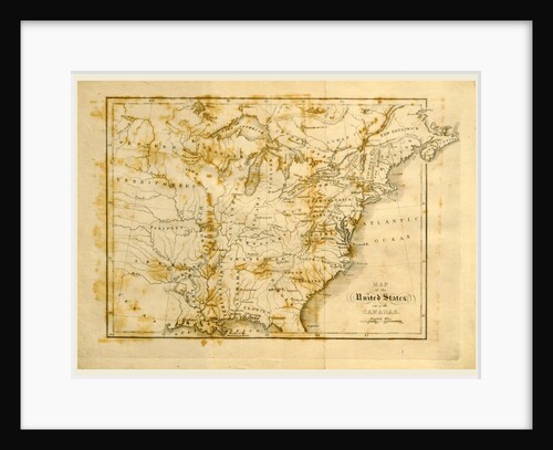 Map of the United States and by Anonymous