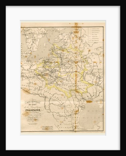 Map Poland by Anonymous