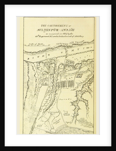 Outline of the Topography and Statistics of the Southern Districts of Oud'h, and of the cantonment of Sultanpur-Oud'h, maps by Anonymous