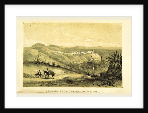 Granada from the hill of St. Miguel, A Summer in Andalucia by Anonymous