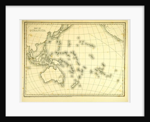 Mitchell's Atlas of outline maps, map of Oceanica by Anonymous