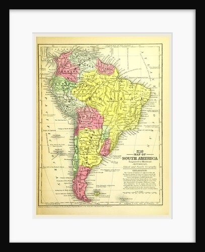 Map of South America by Anonymous