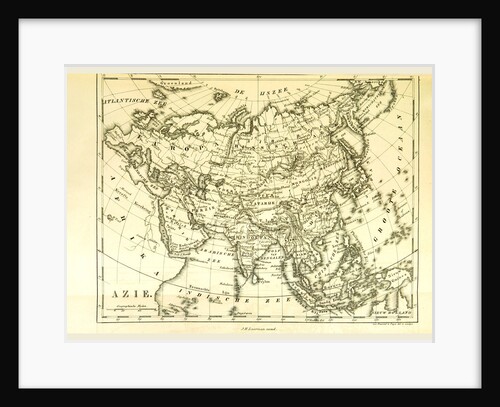 Map Asia by Anonymous