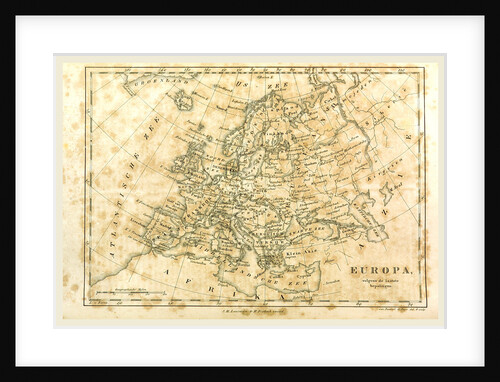 Map Europe by Anonymous