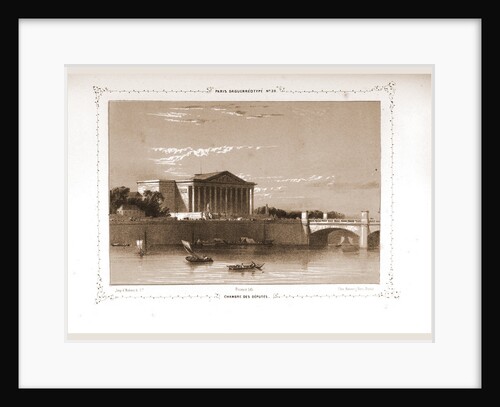 Chambre des Deputes, Paris and surroundings by M. C. Philipon