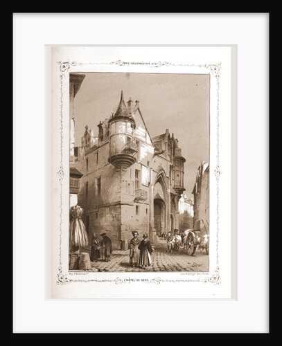 Hotel de Sens, Paris and surroundings by M. C. Philipon