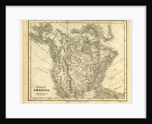 Map North America by Anonymous