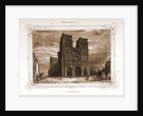 Notre Dame, Paris and surroundings by M. C. Philipon
