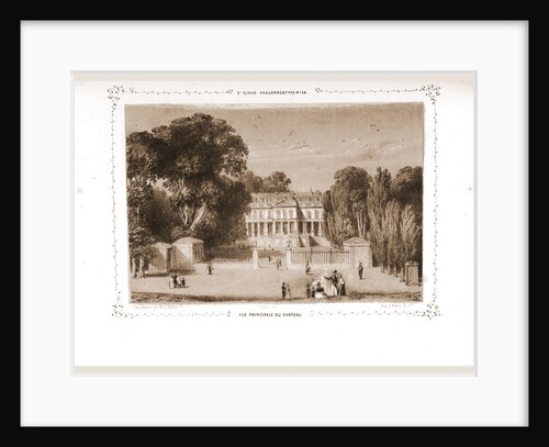 View of the castle, Paris and surroundings by M. C. Philipon