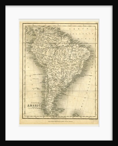 Map South Ameica by Anonymous