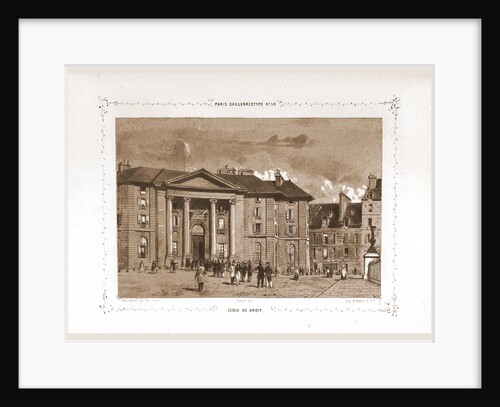 Ecole de Droit, Paris and surroundings by M. C. Philipon