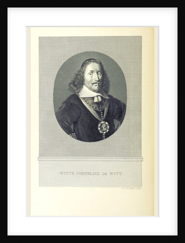 Dutch History Witte Cornelisz. de Witt by Anonymous