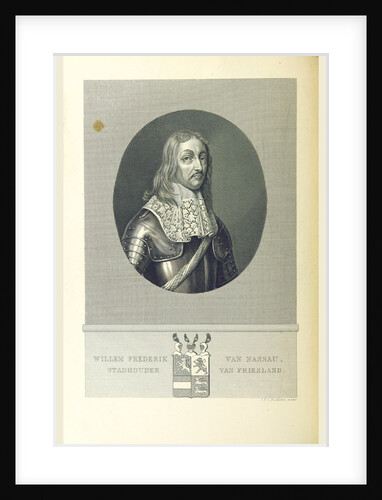 Dutch History willem Frederik van Nassau, van Friesland by Anonymous
