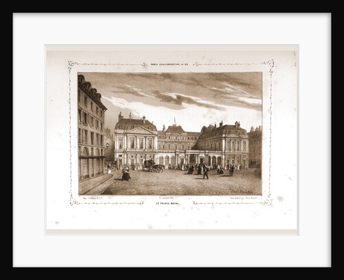 Palais Royal, Paris and surroundings by M. C. Philipon