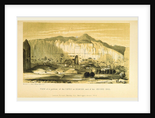 Caves at Bamian, Narrative of various Journeys in Balochistan, Afghanistan, and the Punjab by Anonymous