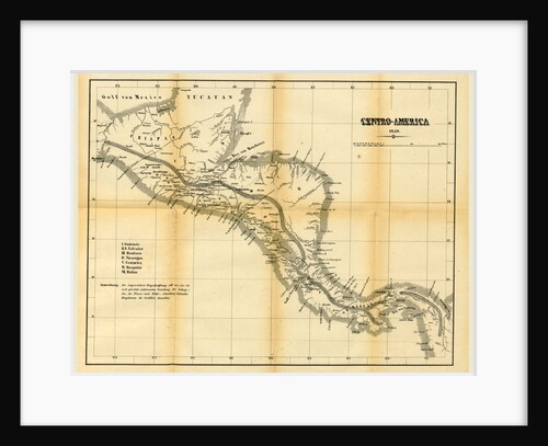 Map Centro America by Anonymous