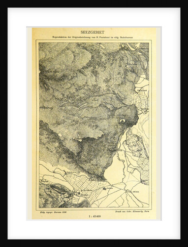 Seezgebiet, 1896, Die Schweizerische Landesvermessung, 1832-1864 by Anonymous