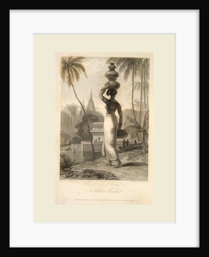 The Oriental Annual, etc. 1834-1838, A Hindoo female by Anonymous