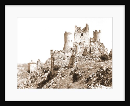 Castle, Castelvecchio Calvisio, L'Aquila, Abruzzo by Anonymous